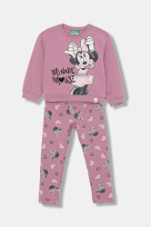 Dětská souprava United Colors of Benetton 2-pack fialová barva, 3LEJGK00T