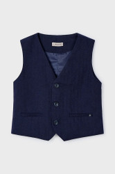 Dětská vesta s příměsí lnu Mayoral