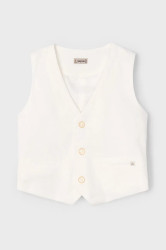 Dětská vesta s příměsí lnu Mayoral