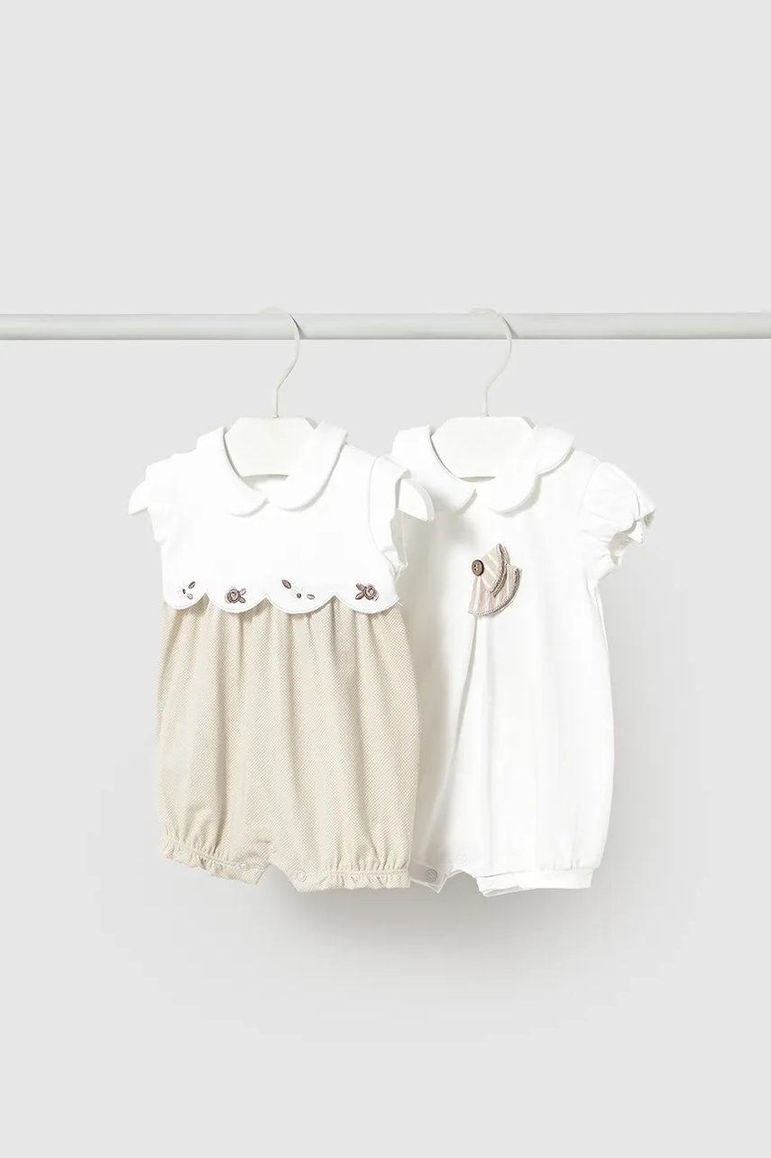 Dětské bavlněné dupačky Mayoral Newborn 2-pack