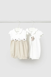 Dětské bavlněné dupačky Mayoral Newborn 2-pack