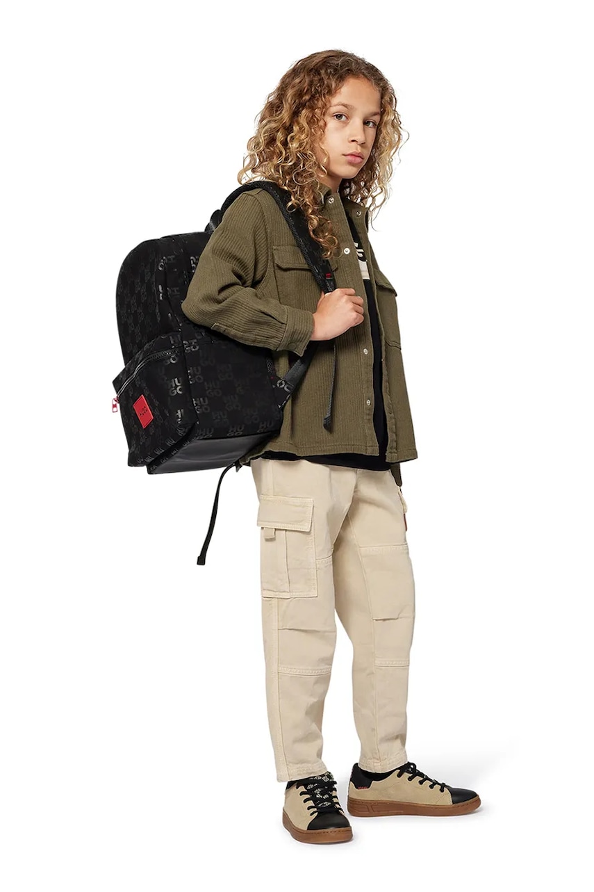 Dětské bavlněné kalhoty HUGO