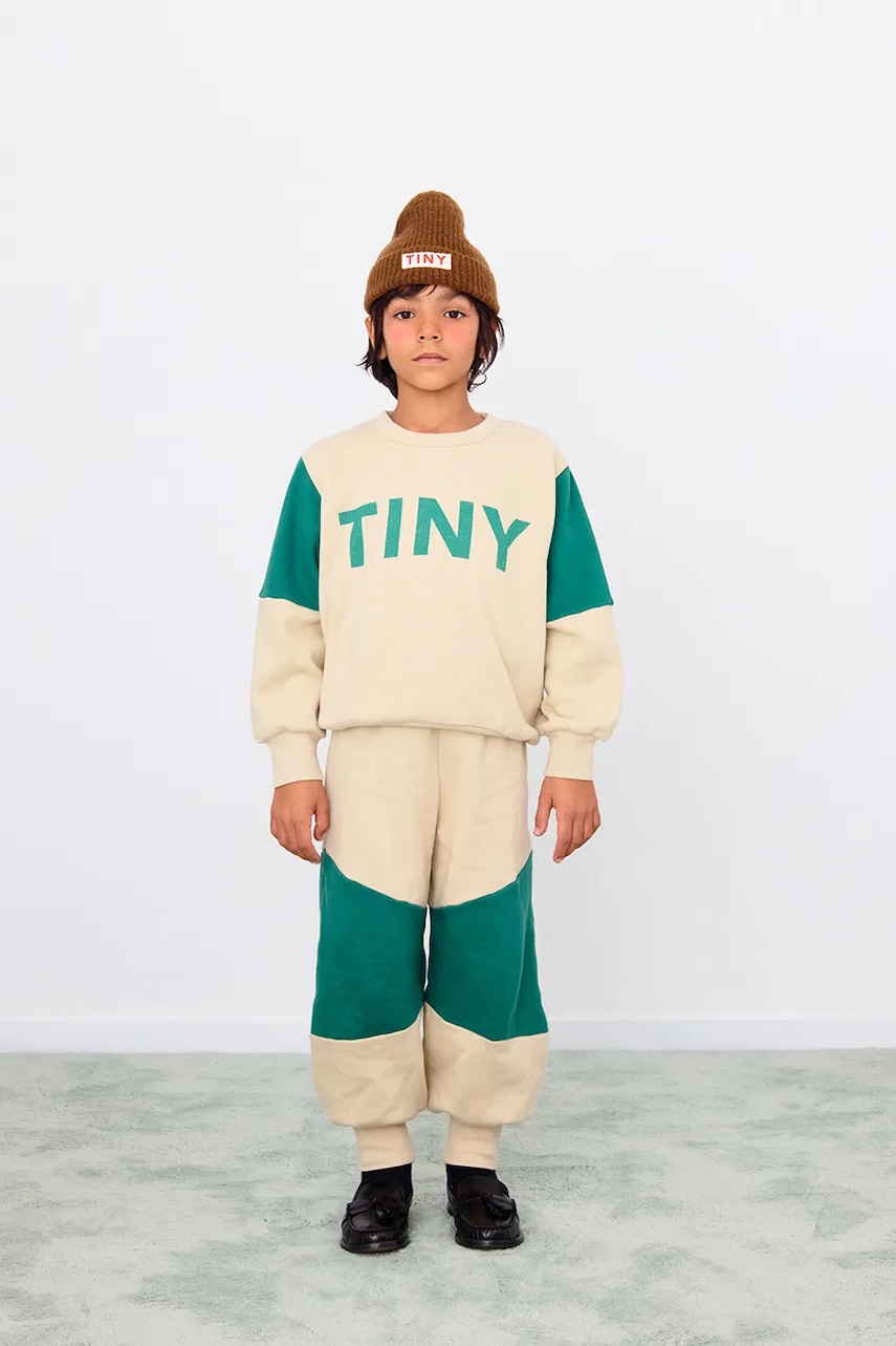 Dětské bavlněné kalhoty Tinycottons TINY COLOR BLOCK SWEATPANT