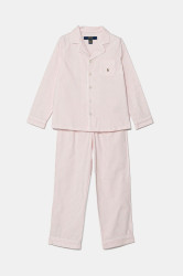 Dětské bavlněné pyžamo Polo Ralph Lauren 2-pack růžová barva, 4P0198