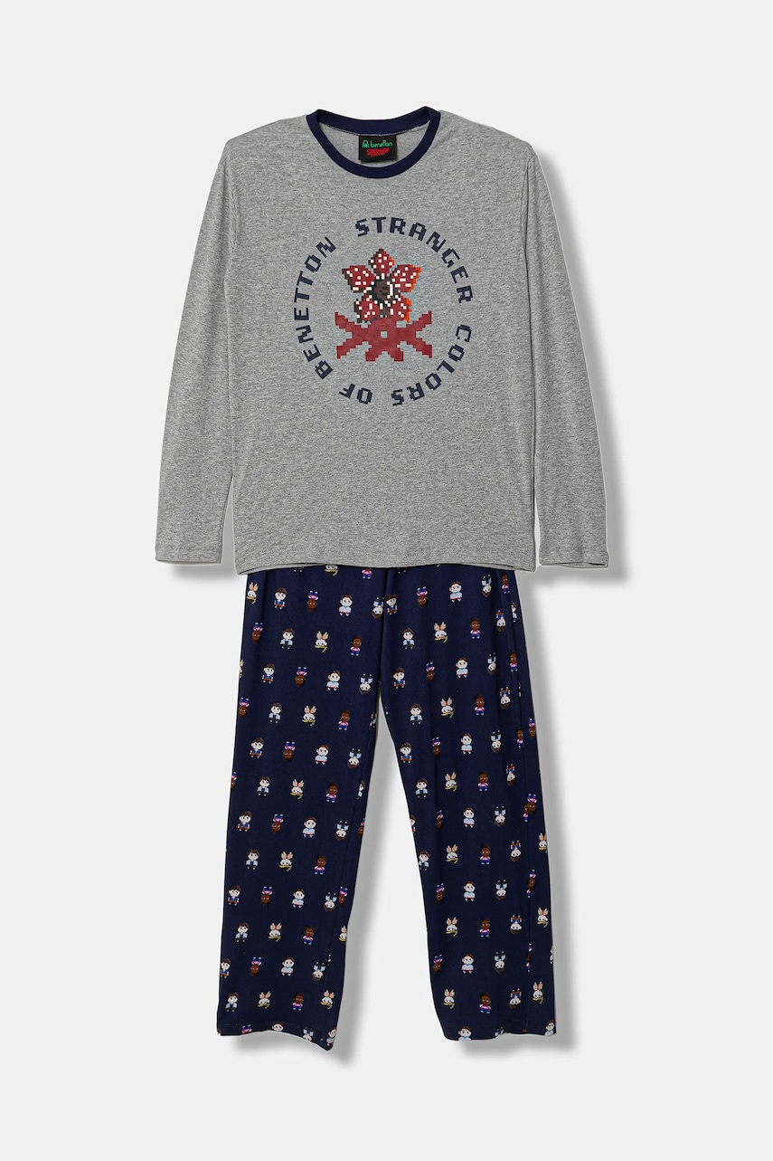 Dětské bavlněné pyžamo United Colors of Benetton