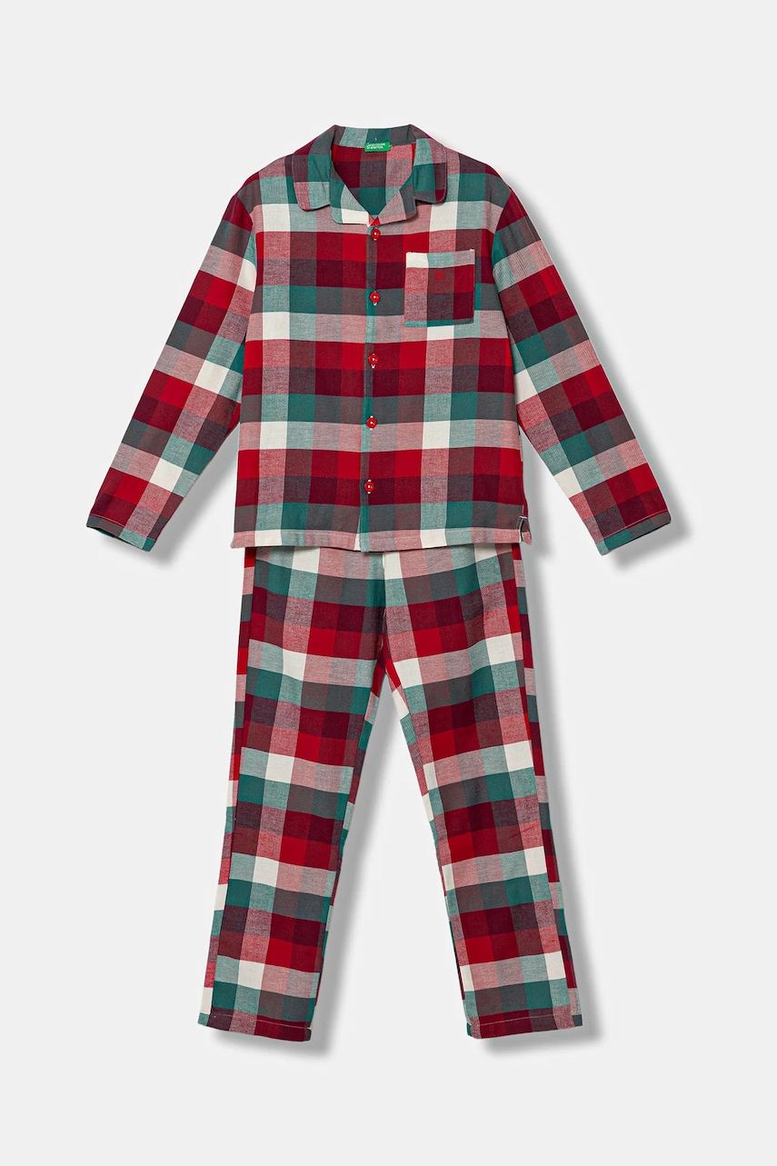 Dětské bavlněné pyžamo United Colors of Benetton