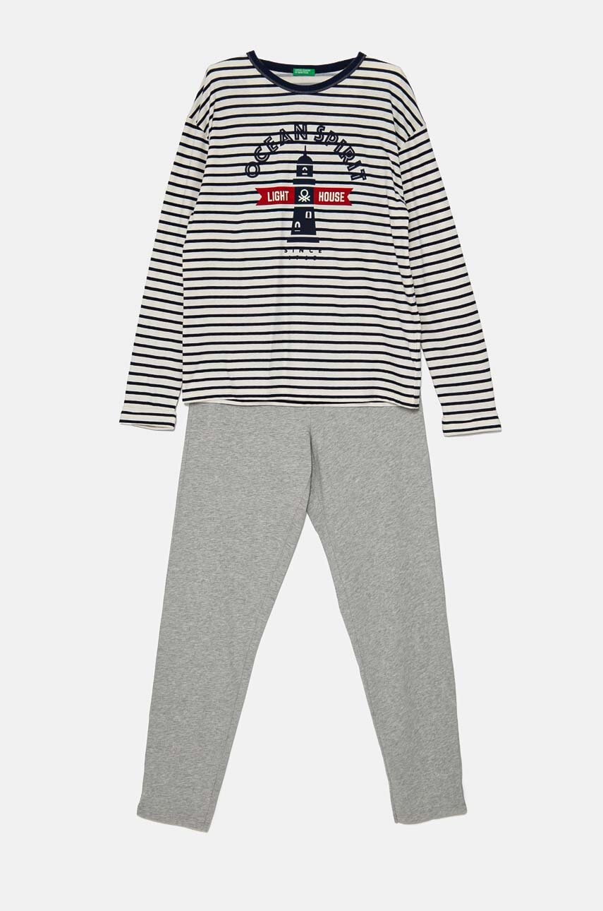 Dětské bavlněné pyžamo United Colors of Benetton