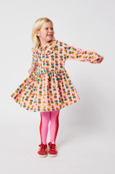 Dětské bavlněné šaty Bobo Choses Dices růžová barva, mini, 225AC146