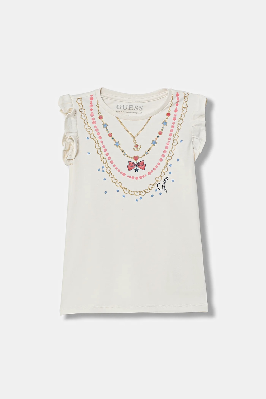 Dětské bavlněné šaty Guess