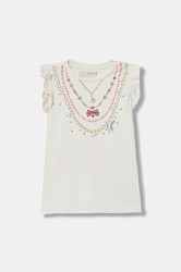 Dětské bavlněné šaty Guess