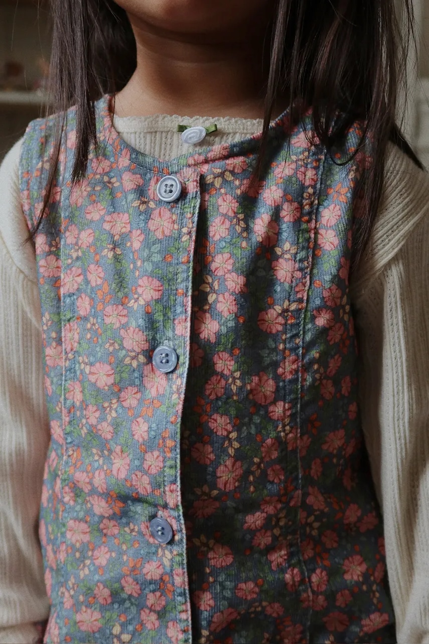 Dětské bavlněné šaty Konges Sløjd CARA DRESS GOTS více barev, mini, KS103740