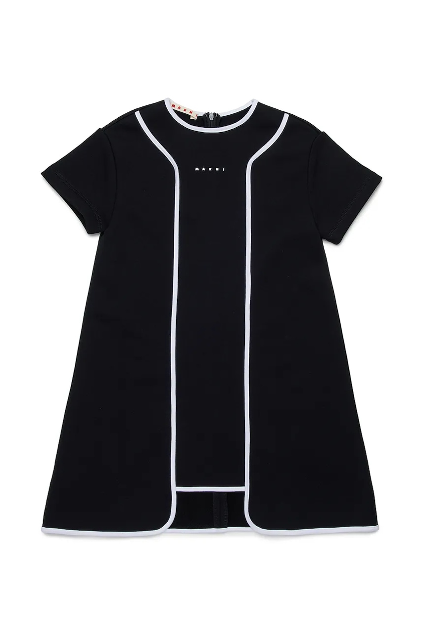 Dětské bavlněné šaty Marni MD315F DRESS