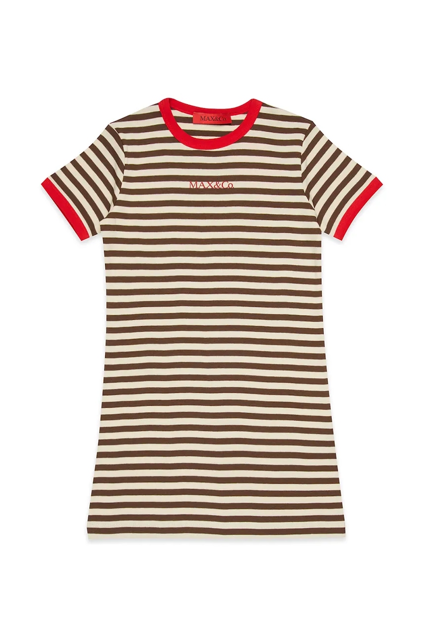 Dětské bavlněné šaty MAX&Co. MAXD34F DRESS