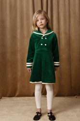 Dětské bavlněné šaty Mini Rodini Sailor