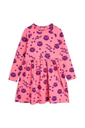 Dětské bavlněné šaty Mini Rodini Squiggly cats