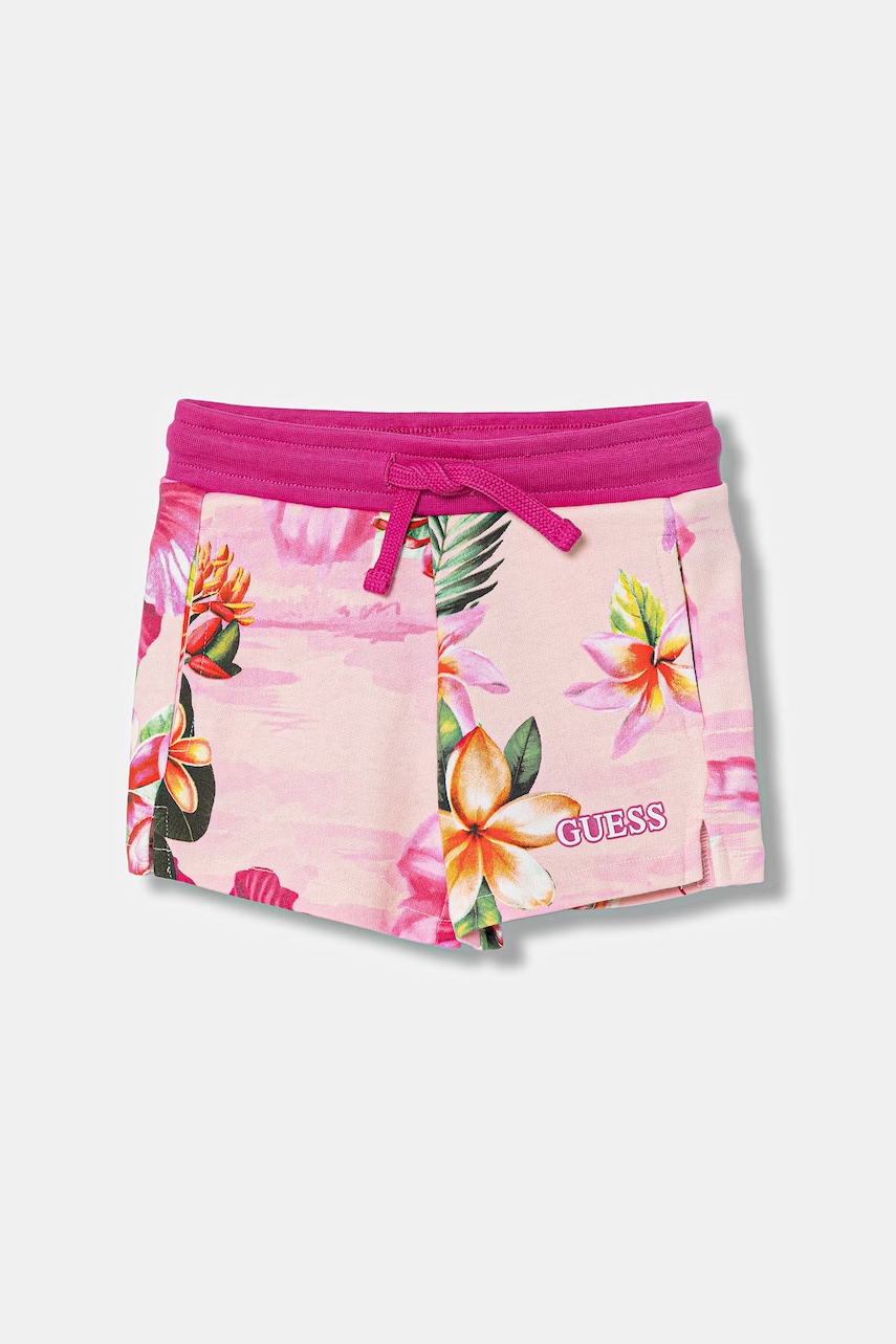 Dětské bavlněné šortky Guess
