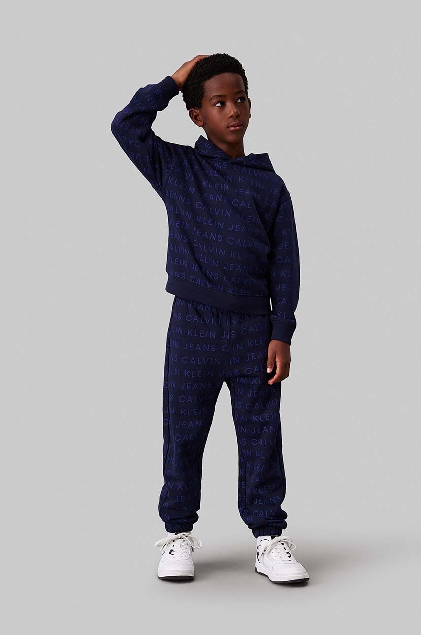 Dětské bavlněné tepláky Calvin Klein Jeans AOP JOGGER