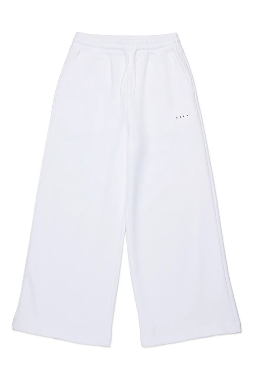 Dětské bavlněné tepláky Marni MP190F TROUSERS