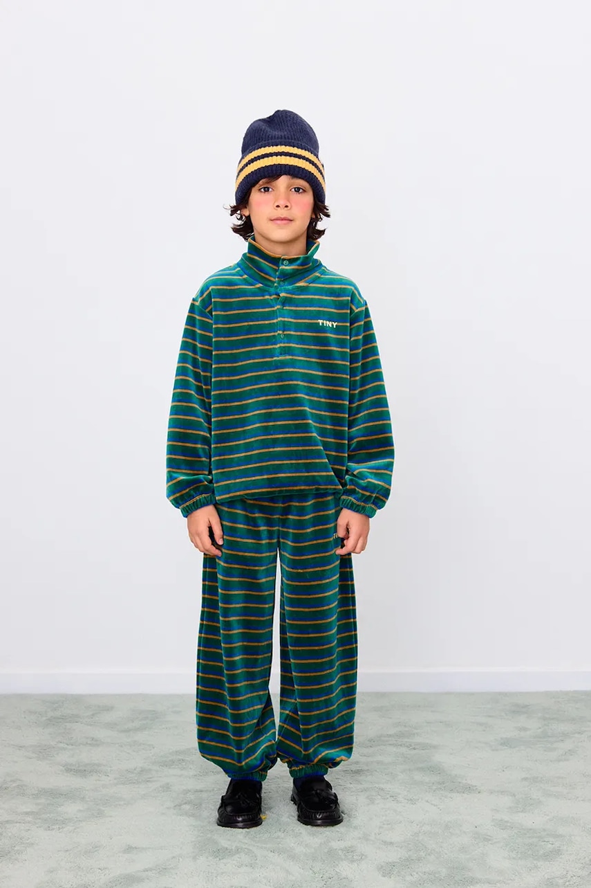Dětské bavlněné tepláky Tinycottons DUO STRIPES SWEATPANT