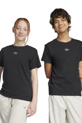 Dětské bavlněné tričko adidas Originals černá barva, s potiskem, JZ9940