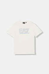 Dětské bavlněné tričko EA7 Emporio Armani