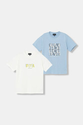 Dětské bavlněné tričko Emporio Armani 2-pack