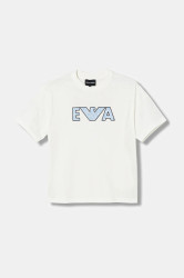 Dětské bavlněné tričko Emporio Armani
