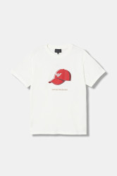 Dětské bavlněné tričko Emporio Armani