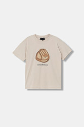 Dětské bavlněné tričko Emporio Armani