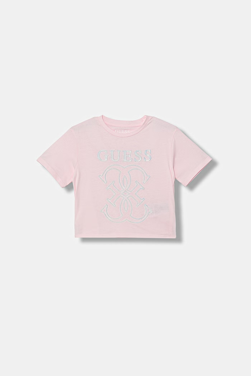 Dětské bavlněné tričko Guess