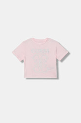 Dětské bavlněné tričko Guess