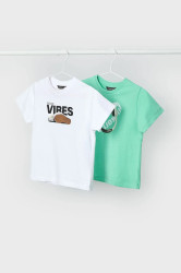 Dětské bavlněné tričko Mayoral 2-pack