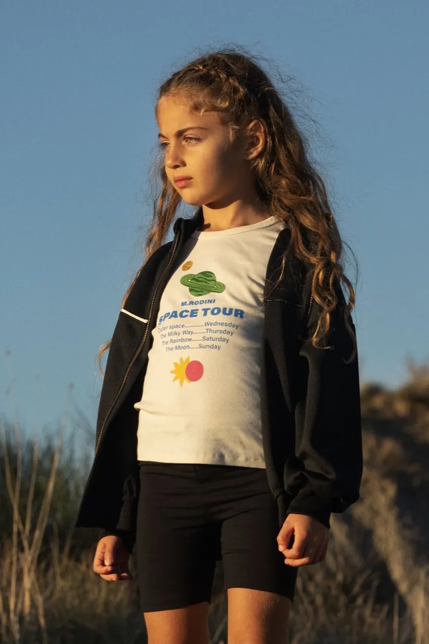 Dětské bavlněné tričko Mini Rodini Space tour