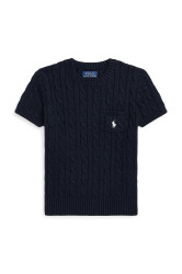 Dětské bavlněné tričko Polo Ralph Lauren tmavomodrá barva, 313933204003