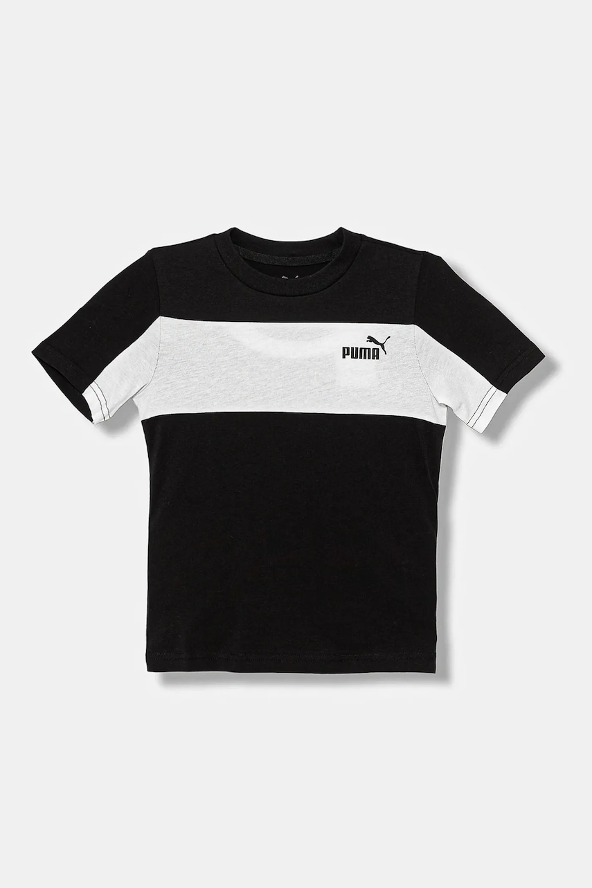 Dětské bavlněné tričko Puma ESS BLOCK Small Logo Tee B