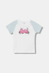 Dětské bavlněné tričko Puma PUMA X HELLO KITTY & FRIENDS Slim Tee bílá barva, 632391