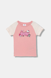 Dětské bavlněné tričko Puma PUMA X HELLO KITTY & FRIENDS Slim Tee růžová barva, 632391