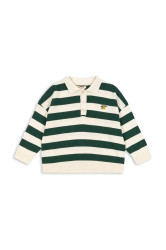 Dětské bavlněné tričko s dlouhým rukávem Konges Sløjd MANIS KNIT POLO