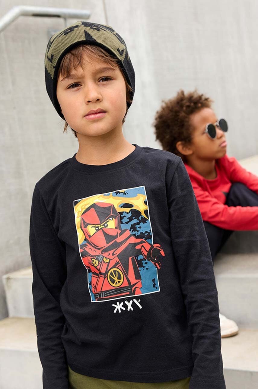 Dětské bavlněné tričko s dlouhým rukávem Lego LWTANO 604