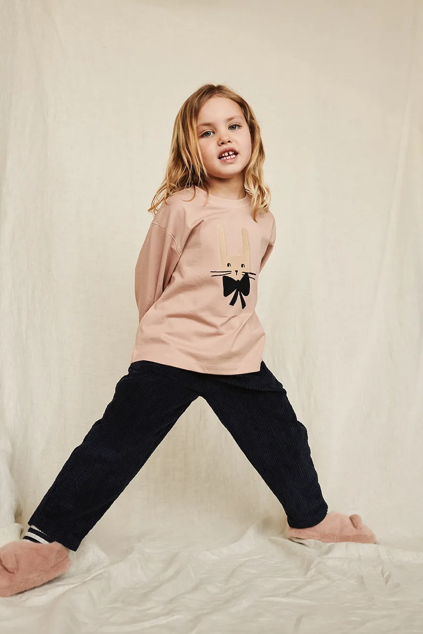 Dětské bavlněné tričko s dlouhým rukávem Liewood Apia Placement Longsleeve T-shirt