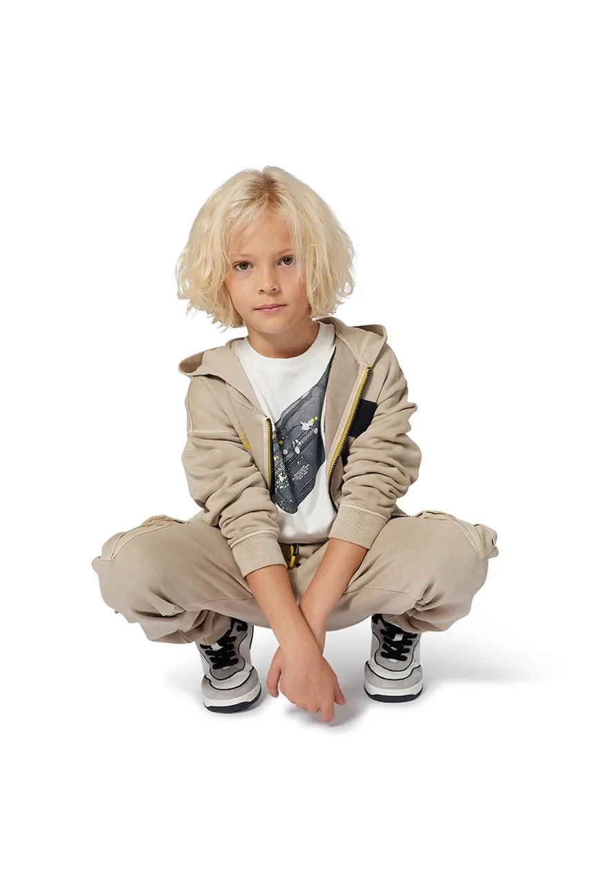 Dětské bavlněné tričko s dlouhým rukávem Marc Jacobs