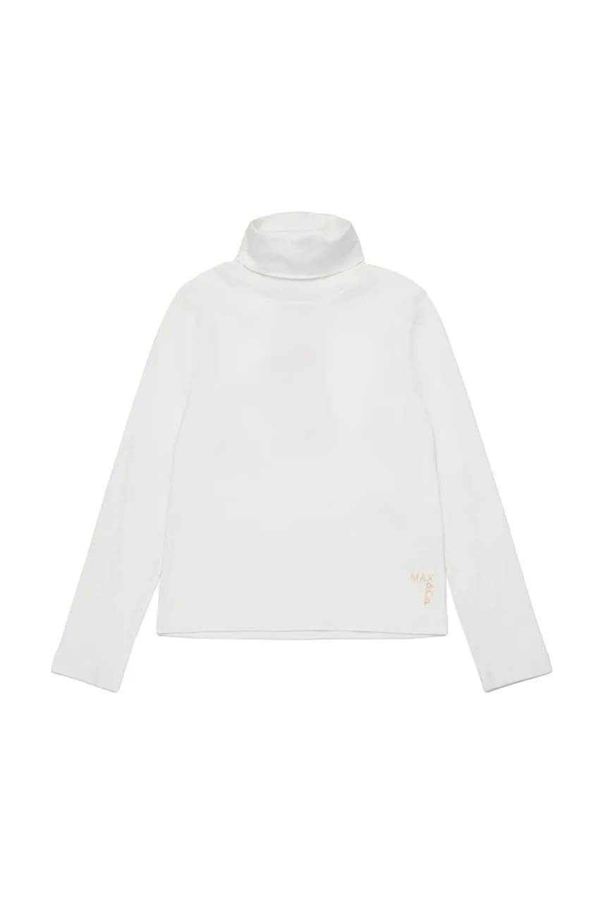 Dětské bavlněné tričko s dlouhým rukávem MAX&Co. MAXT25F