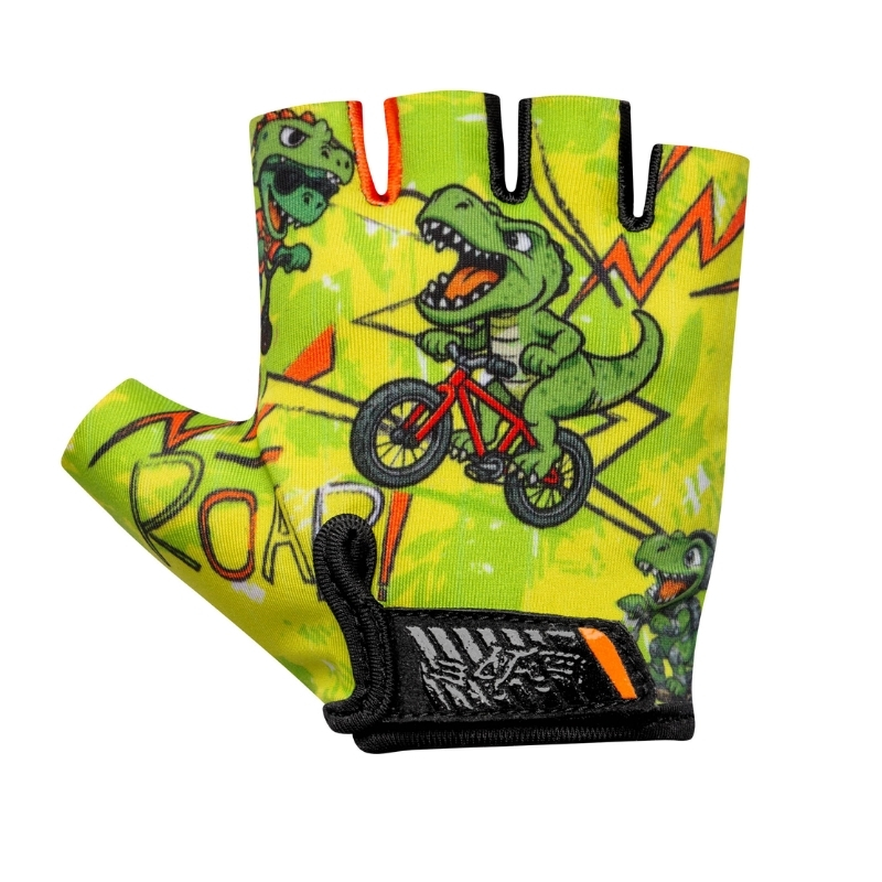 Dětské cyklo rukavice Etape Tiny zelená (dino) 3
