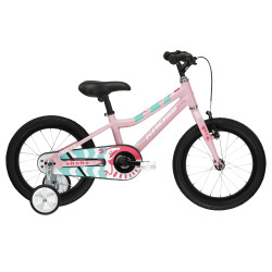 Dětské kolo Kross Mini 4.0 16" - model 2025 9" (90-130 cm) růžová / seledynová / růžová / lesk