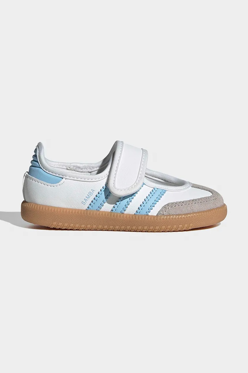 Dětské kožené baleríny adidas Originals SAMBA JANE