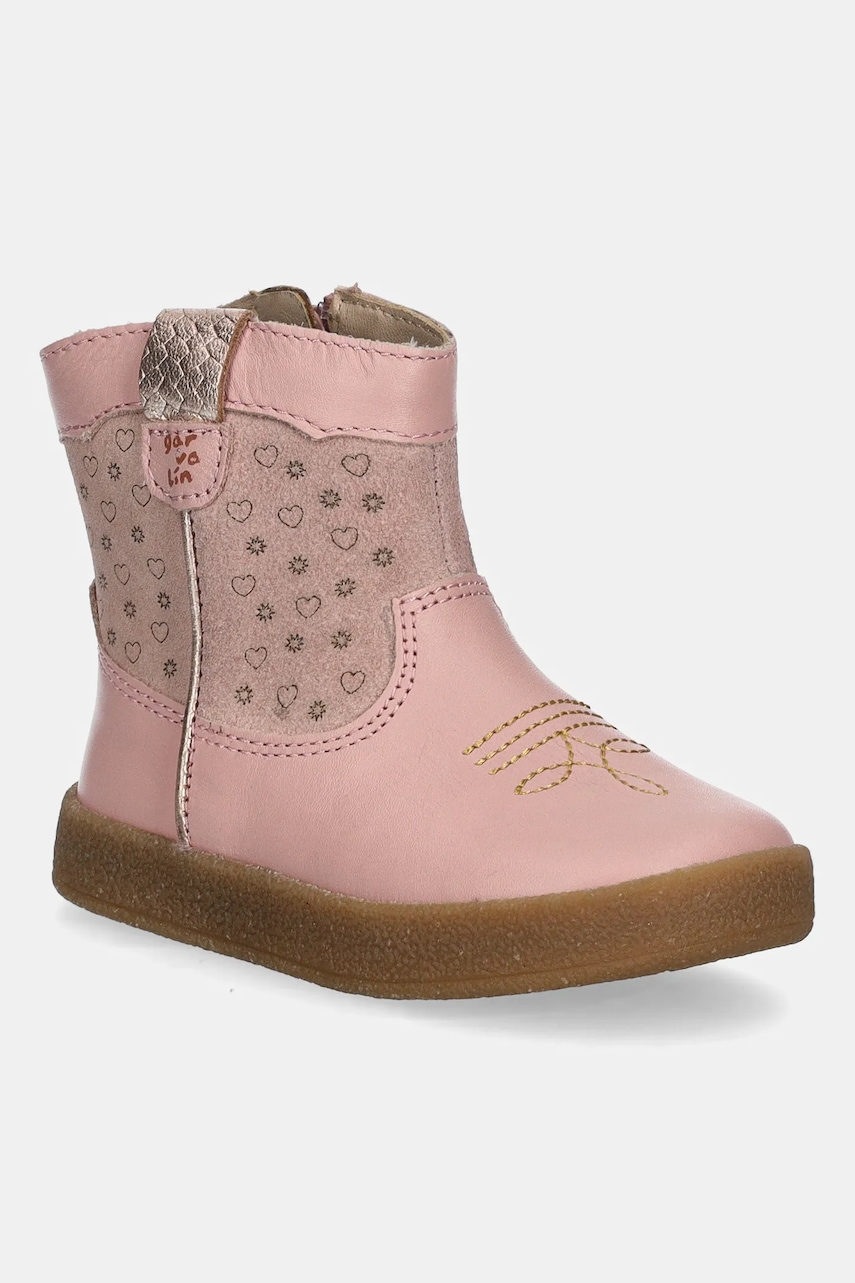 Dětské kožené boty Garvalin