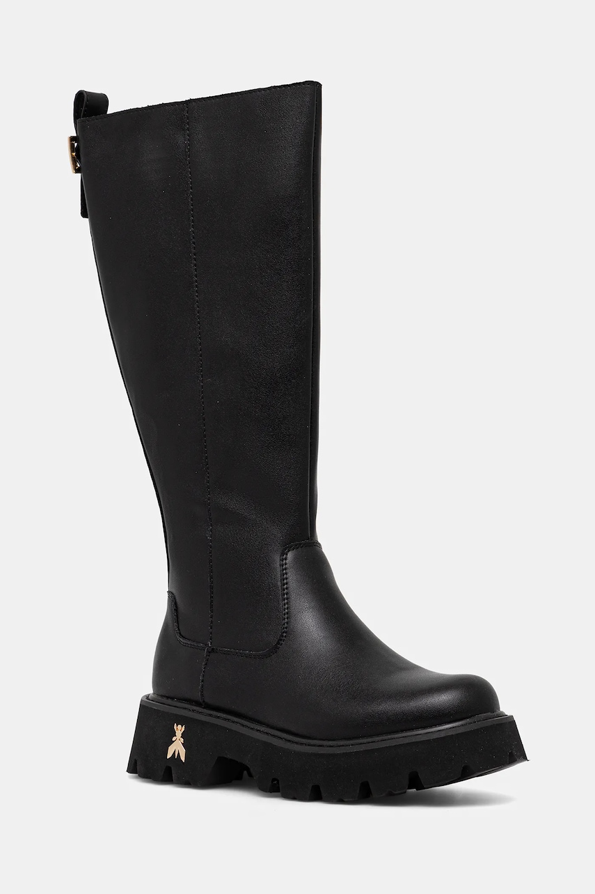 Dětské kožené boty Patrizia Pepe