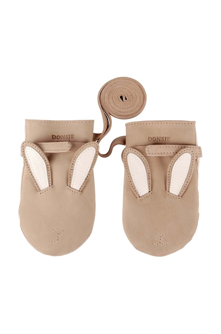 Dětské kožené rukavice Donsje Kapi Classic Mittens Bunny