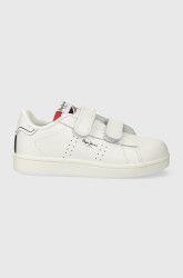 Dětské kožené sneakers boty Pepe Jeans PLAYER BASIC BK