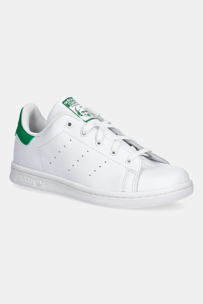 Dětské kožené tenisky adidas Originals STAN SMITH bílá barva, JP9720